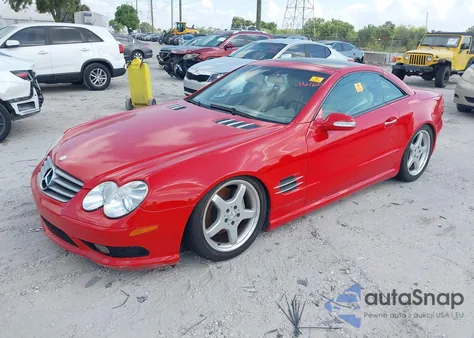 2003 Mercedes-Benz Sl 500 z USA, uszkodzony, nr VIN WDBSK75F83F019842